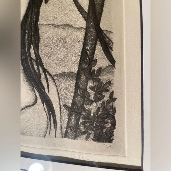 PIERRE ROLAND RENOIR greatgrandson of Pierre Auguste Set of (2) Drypoint Etching - Picture 6 of 16